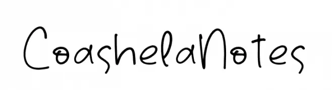 Coashela Notes  नि: शुल्क फ़ॉन्ट्स डाउनलोड