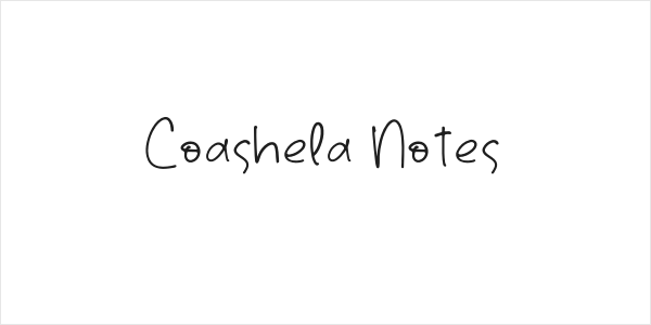Coashela Notes Logo