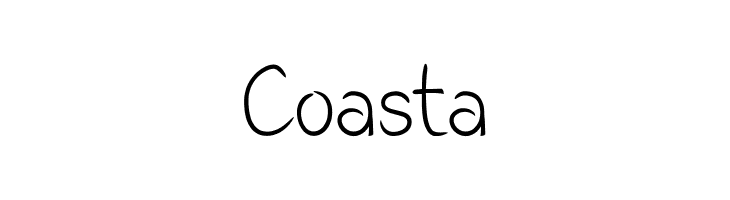 Coasta  免费字体下载