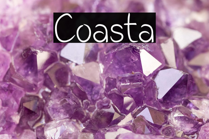 Coasta Example 1
