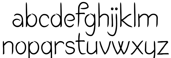 Coasta Font LOWERCASE