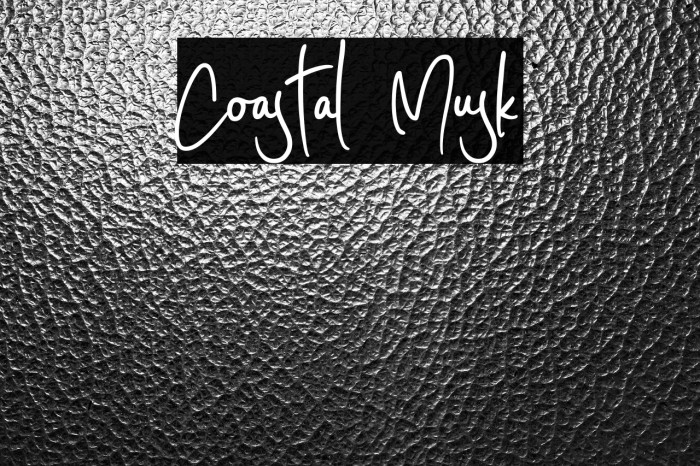 Coastal Musk Example 2