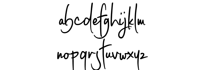 Coastal Musk Font LOWERCASE