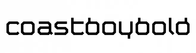 Coastboybold  les polices de caractères gratuit tlcharger