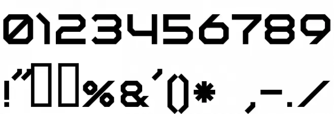 Coastboybold Font OTHER CHARS