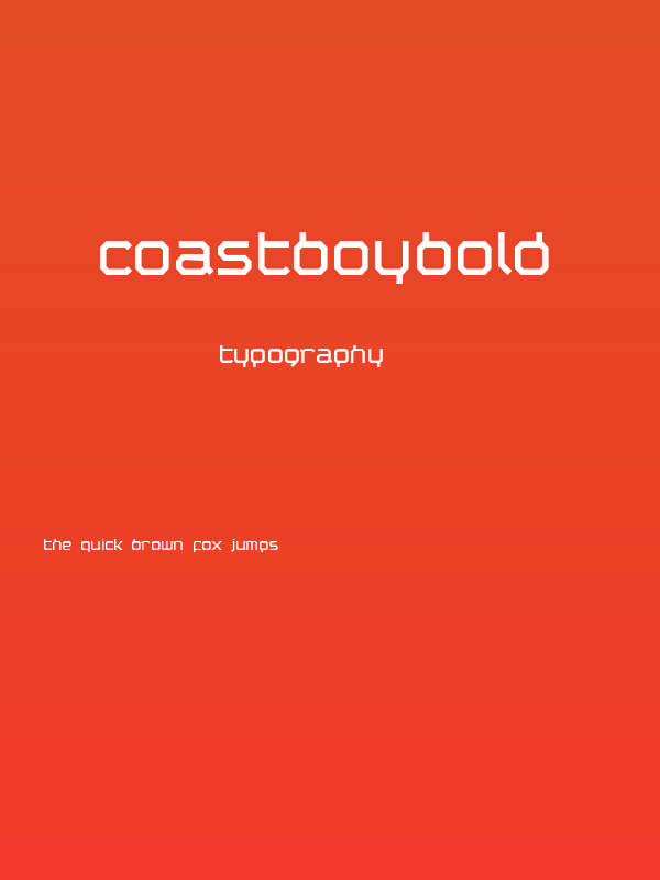 Coastboybold Poster