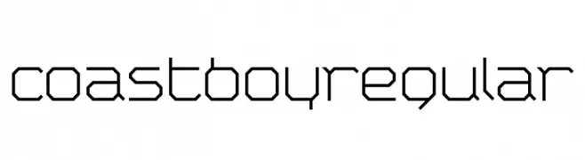 Coastboyregular  les polices de caractères gratuit tlcharger