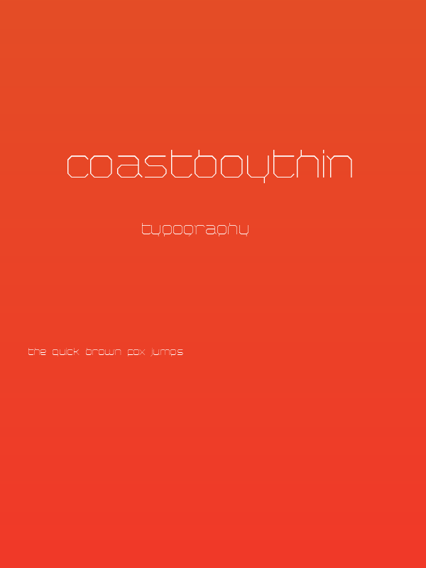 Coastboythin Poster
