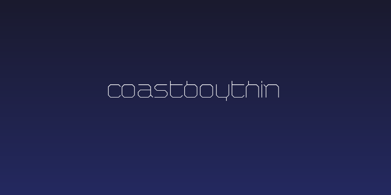 Coastboythin Social Header