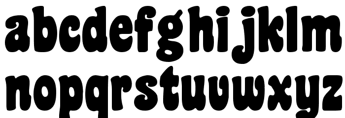 Coaster Black Font LOWERCASE