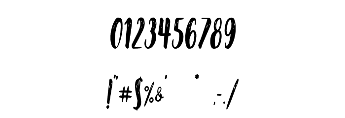 Coaster Quake - Personal Use Font OTHER CHARS
