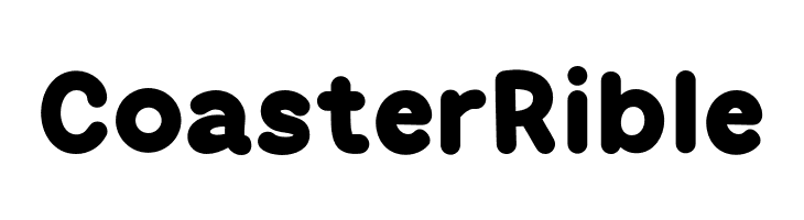 Coaster Rible  Frei Schriftart Herunterladen