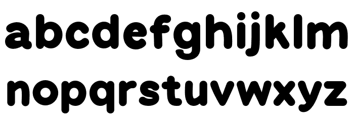 Coaster Rible Font LOWERCASE