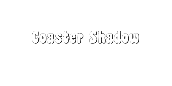 Coaster Shadow Logo