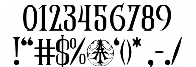 CoasterGhostPersonalUseOnly-Reg Font OTHER CHARS