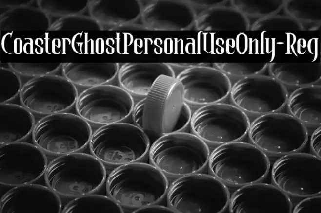 CoasterGhostPersonalUseOnly-Reg Font examples