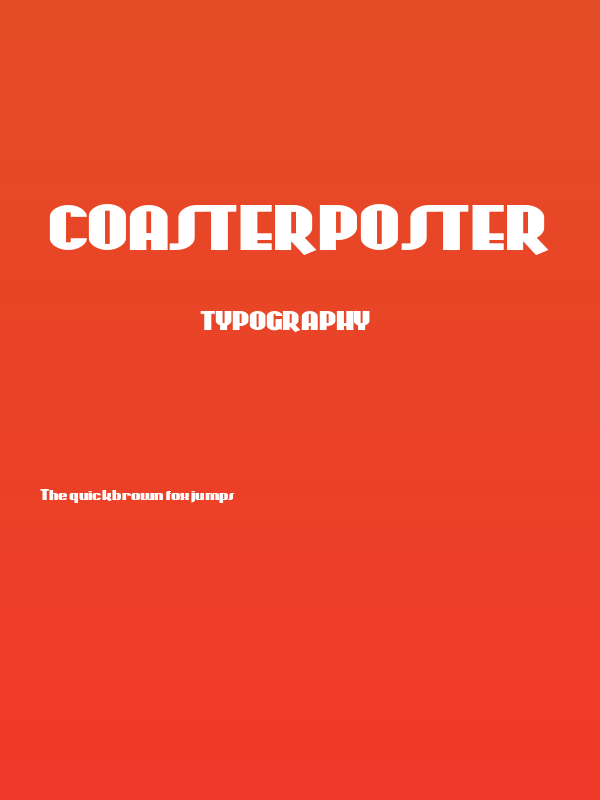 CoasterPoster Poster