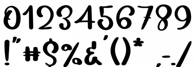 Coasters Font OTHER CHARS