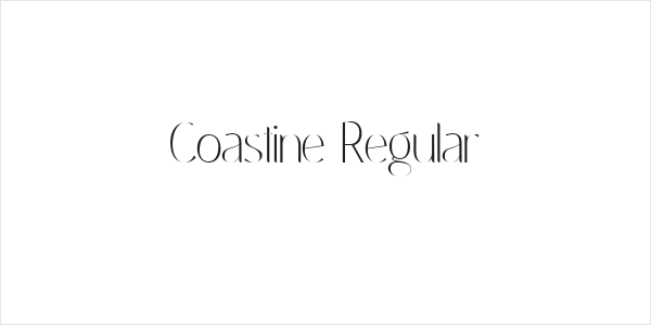 Coastine Regular Logo