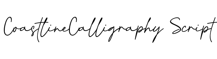 CoastlineCalligraphy Script Шрифта