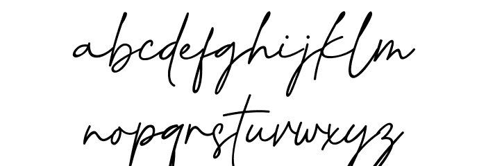 CoastlineCalligraphy Script Шрифта строчной