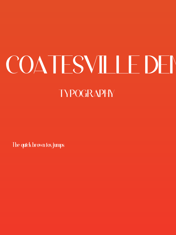 Coatesville Demo Poster