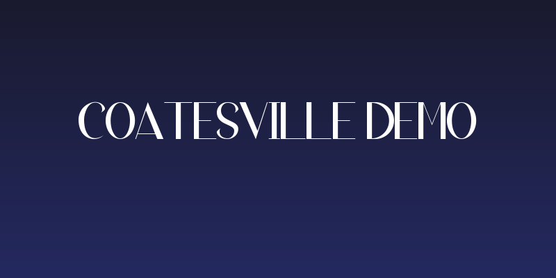 Coatesville Demo Social Header