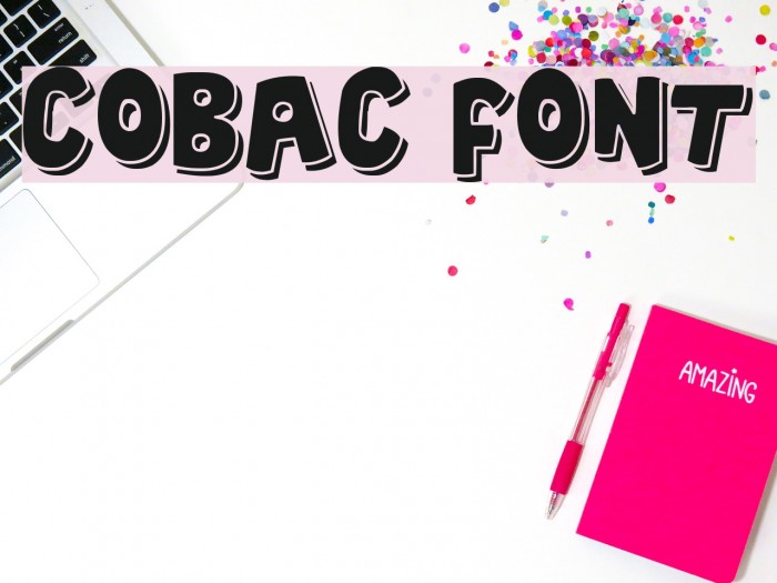 Cobac Font examples
