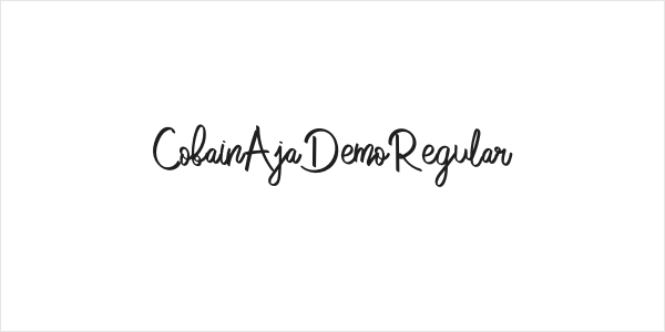 CobainAjaDemoRegular Logo