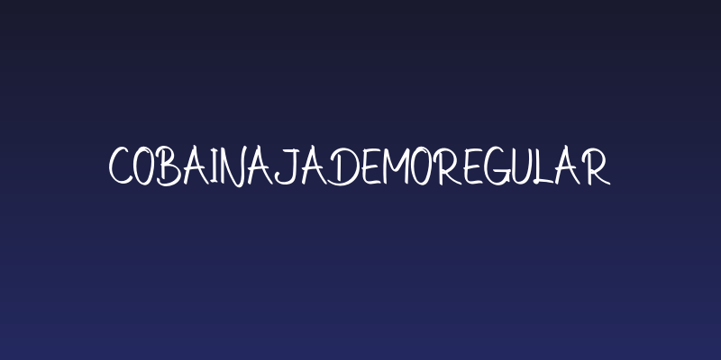 CobainAjaDemoRegular Social Header