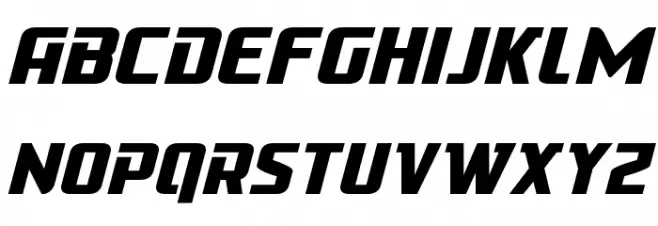 Cobalt Alien Condensed Italic Fonte MAIÚSCULAS