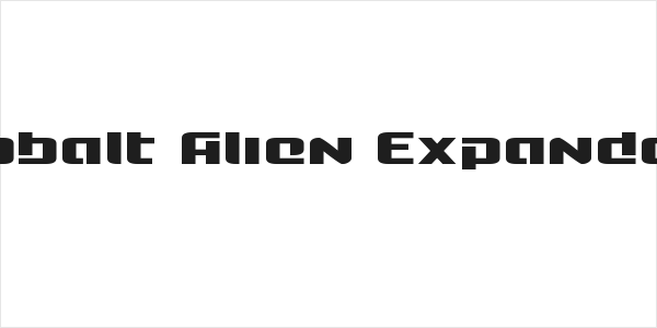 Cobalt Alien Expanded Logo