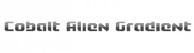 Cobalt Alien Gradient  les polices de caractères gratuit tlcharger