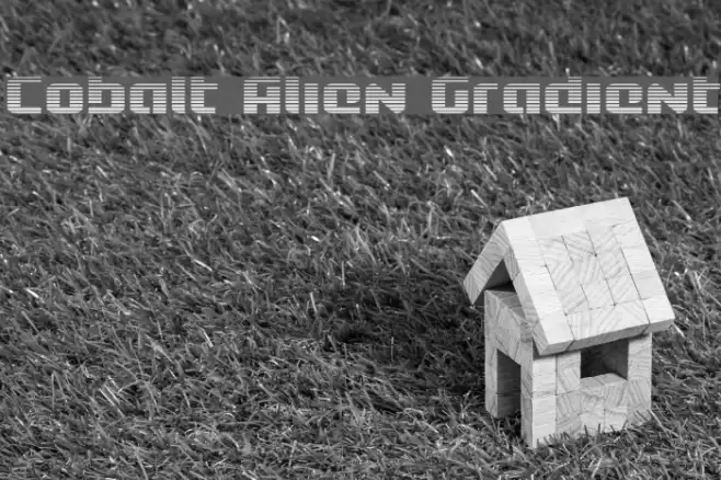 Cobalt Alien Gradient Font examples
