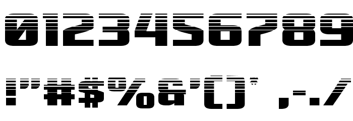 Cobalt Alien Halftone Font OTHER CHARS
