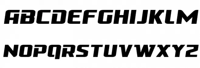 Cobalt Alien Semi-Italic Fonte MAIÚSCULAS