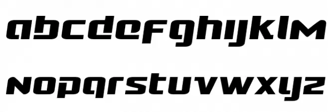 Cobalt Alien Semi-Italic Schriftart Kleinbuchstaben