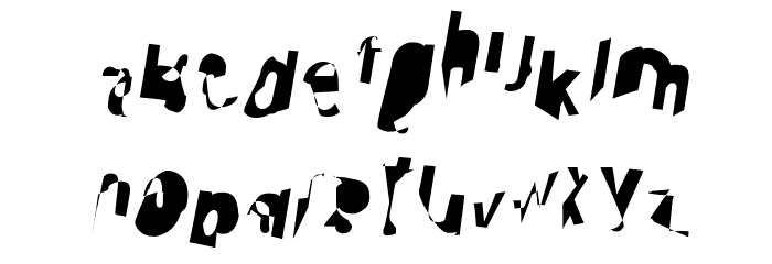 Cobalt Condensed Oblique Font LOWERCASE