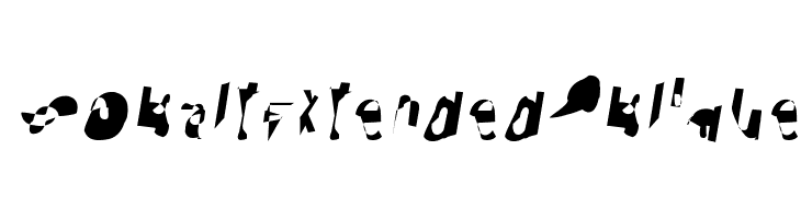 Cobalt Extended Oblique Font