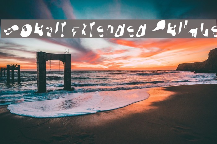 Cobalt Extended Oblique Font examples