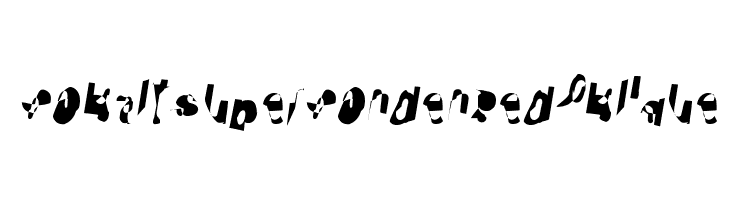 Cobalt SuperCondensed Oblique  Frei Schriftart Herunterladen