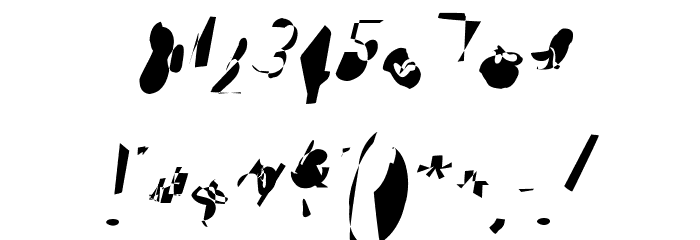 Cobalt SuperCondensed Oblique Font OTHER CHARS