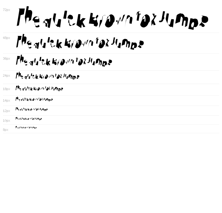 Cobalt SuperCondensed Oblique Waterfall