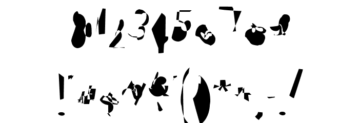 Cobalt SuperCondensed Font OTHER CHARS