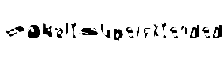 Cobalt SuperExtended  font caratteri gratis