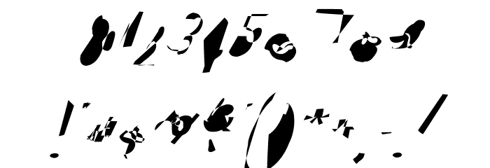 Cobalt SuperOblique Font OTHER CHARS