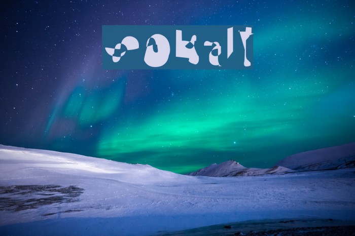 Cobalt Font examples