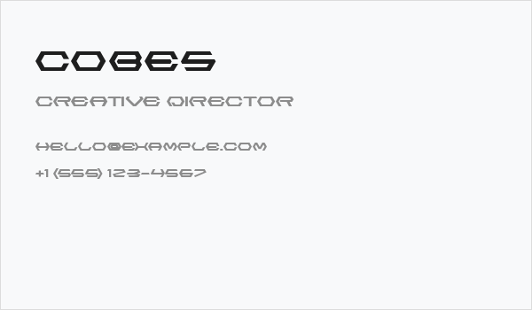Cobes Business Card