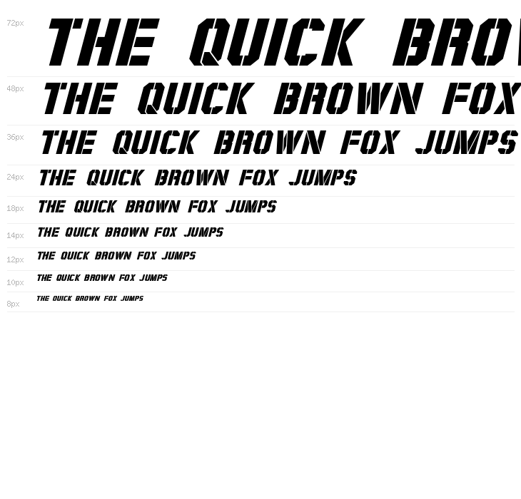 Coburn Italic Waterfall