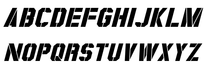 Coburn Italic Font LOWERCASE